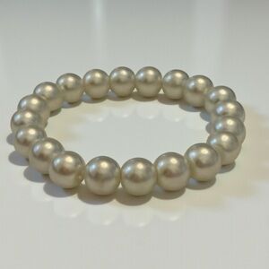 Vintage Elegant Bridal Formal Faux Beaded Pearl Stretchable Bracelet